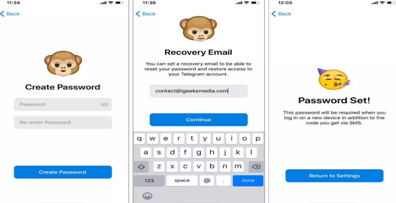 电报如何修改密码