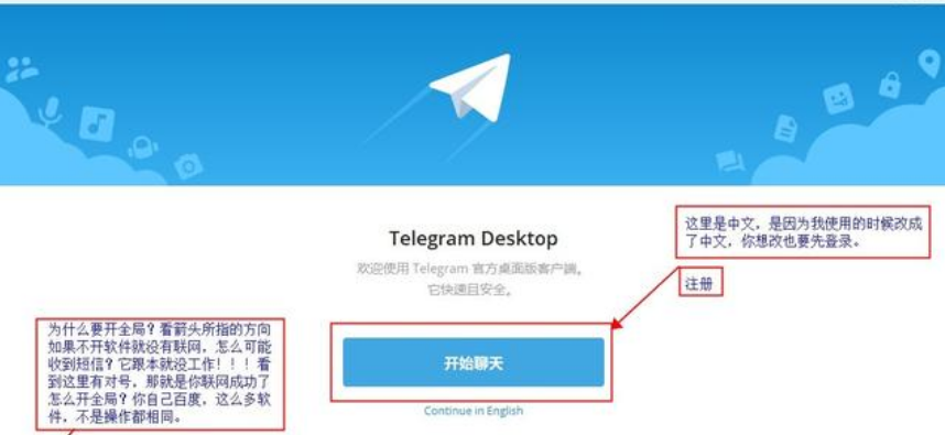 电报账号的创建过程